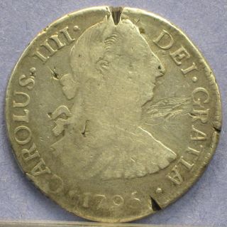 1795 8 Reales Mexico City Circulated Coin photo