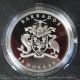 1989 Barbados 50 Dollars 350th Anniversary Of Parliament Sterling Silver Proof North & Central America photo 2
