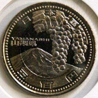 Japan 47 Prefectures Coin Program - Yamanashi 500yen Coin Year 2013 photo
