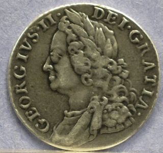 1758 Great Britain Shilling Details photo