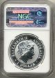 1999 P Australia $1 Lunar Silver Rabbit Ngc Ms69 1 Oz.  Label Error Australia photo 1