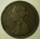 1890 Bronze Half Pence Uk Half Penny Britain Coin Yg UK (Great Britain) photo 1