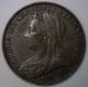 1896 Bronze Farthing Great Britain Uk Coin Xf UK (Great Britain) photo 1