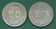 1889 And 1910 Straits Settlements 20 Cents. Asia photo 1
