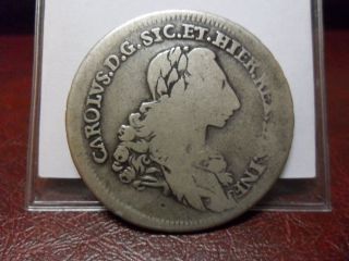 Regno Di Sicilia - Italia - Carolvs 6 Tari 1735 - Silver photo