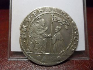 Venezia Italia - Francesco Morosini - Mezzo Ducato (1688 - 1694) (ag) Silver photo