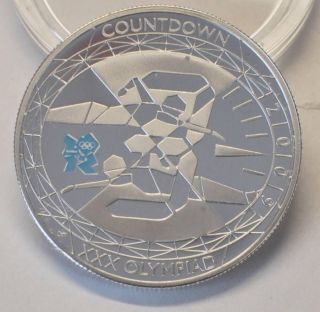 2009 United Kingdom Countdown To 2012 London Olympics Games Silver Proof photo