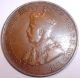Rare 1919 Australia - One Penny - George V - Very Good Detail - Australia & Oceania photo 1