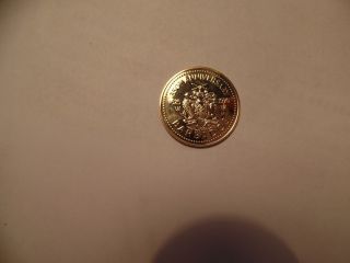 1975 Uncirculated Barbados $100 Gold Coin photo