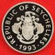 Seychelles: 1993 25 Rupees,  Coronation 40th, .  925 Silver Proof,  Cap - Top Grade Asia photo 1