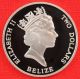 Belize: 1993 Proof $2,  Qeii Coronation 40th, .  925 Silver,  Capsule - Top Grade South America photo 1