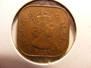 Malaya & British Borneo Cent,  1957,  Uncirculated With A Little Luster photo