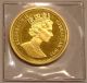 1993 Gold 1/5 Royal Of Gibraltar Long Haired Dachshund.  200 Oz.  999 Fine Europe photo 3