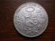 1934 Peru Un Sol Silver Coin South America photo 1