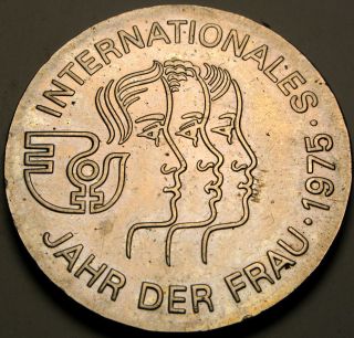 Germany (ddr) 5 Mark 1975 - Copper/nickel - International Women ' S Year - Aunc - 2675 photo