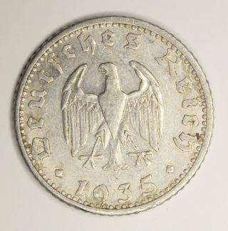 1935 G,  50 Reichspfennig - Third Reichs - Germany - Coin photo