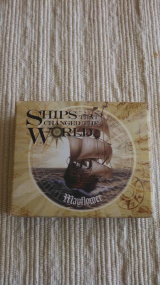 Tuvalu 2012 1$ Ships That Changed The World - Mayflower 1oz Silver Proof Coin photo