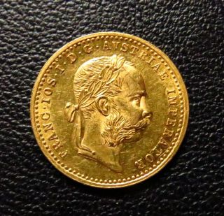 Austria - 1 Ducat 1891 - Gold Coin photo