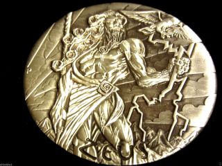 Gods Of Olympus – Zeus 2014 2oz Silver High Relief Coin - My Last One photo