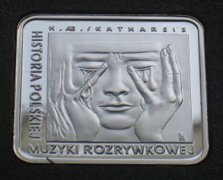 Silver Coin Of Poland - Polish Music Czeslaw Niemen Ag photo