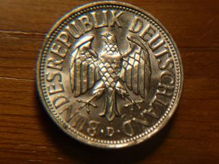 Germany 1970 D 1 Mark,  Uncirculated photo