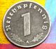 Xxx - Rare 1945 - A Nazi Swastika 1 Reichspfennig Coin - Germany 3rd - Reich Germany photo 1