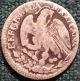1869 5 Centavos Chihuahua Silver Coin Mexico Standing Eagle Km 396 Mexico photo 1