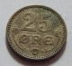1916 Denmark Silver 25 Ore Coin - Better Date Europe photo 1