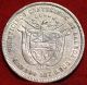 1904 Panama 25 Centesimos Silver Foreign Coin S/h North & Central America photo 1