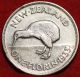 1933 Zealand 1 Florin Silver Foreign Coin S/h Australia & Oceania photo 1