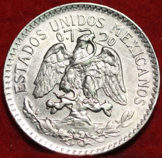 1920 Mexico 50 Centavos Silver Foreign Coin S/h photo