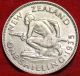 1935 Zealand 1 Shilling Silver Foreign Coin S/h Australia & Oceania photo 1