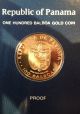 1982 Limited Edition 100 Balboa Gold Proof Coin North & Central America photo 1