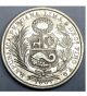 1/2 Sol 1907 Republica Peruana Lima 9 Decimos Finos F.  G. ,  Silver Coin From Peru South America photo 2