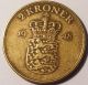 Denmark 2 Kroner 1948 Coin Aluminum Bronze Vf Coin Europe photo 1