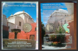 Collectible 2012 Peru Coin One Nuevo Sol - Postcard W/envelope (blister) photo