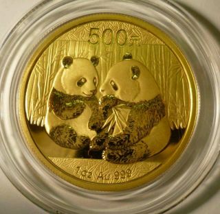 2009 Chinese Panda 1 Oz Gold Coin photo