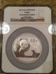 2015 China S50y Panda 5oz Silver Ngc Pf69 Ultra Cameo W/box,  S And China photo 4