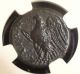Ancient Greek: Sicily,  Syracuse,  Hiketas Ae20,  Ca.  288 - 279 Bc.  Ngc Ch Vf Coins: Ancient photo 1