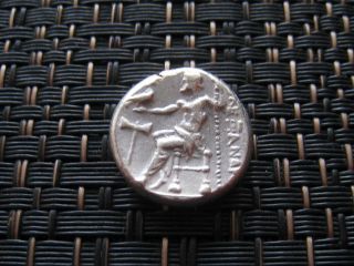 Alexander Iii The Great 336 - 323 Bc.  Silver Drachm Ancient Greek Coin / 4,  39gr photo