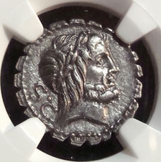 Roman Republic: Q.  Antonius Balbus,  Ar Denarius Serratus Ca.  83/2 Bc.  Ngc Xf photo