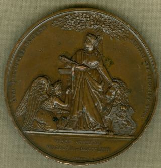 1863 Luxembourg Medal Issued To Honor The Kings Of Luxembourg,  By J.  P.  Menger photo