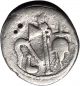 Julius Caesar Elephant Serpent 49bc Authentic Ancient Silver Roman Coin I47255 Coins: Ancient photo 1