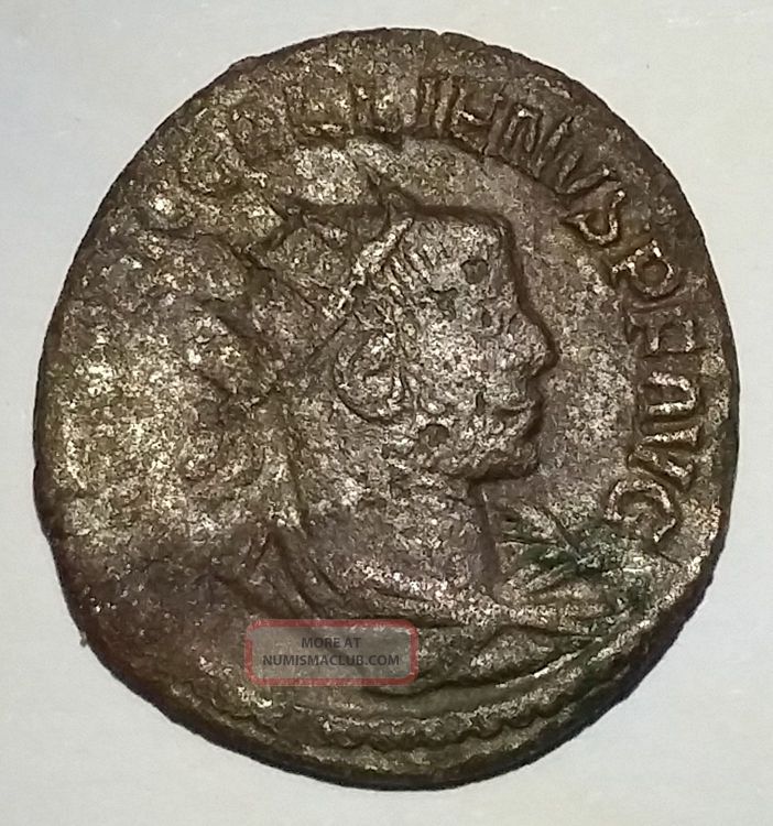 Ancient Roman Empire Coin Silvered Gallienus 253 - 268 Ad Victoria
