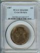 Great Britain 1887 Penny Pcgs Ms63 Brown UK (Great Britain) photo 1