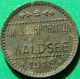 Ww I German Notgeld Coin 1918 Stadt Waldsee 5 Pf Extrem Scarce Germany photo 1