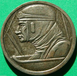 Ww I German Notgeld Coin 191 Stadt DÜren 1/2 Mark Pilot Coin,  Rare photo