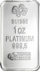 Switzerland Platinum Bar Pamp Suisse 1 Oz (credit Suisse) Platinum photo 3