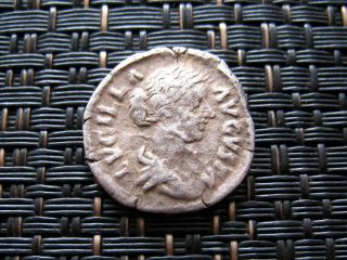 Silver Denarius Of Lucilla 164 - 169 Ad Wife Of Lucius Verus Ancient Roman Coin photo
