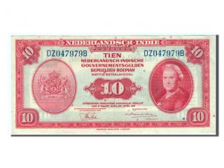 [ 83067] Indes Néerlandaises,  10 Gulden Type 1943,  Pick 114a,  Pick 114a photo